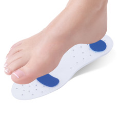 Стелька силиконовая с комфортными зонами, размер на выбор, пара.